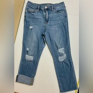 UNIVERSAL THREAD WOMENS HIGH RISE STRAIGHT CROP CAPRIS. SIZE 10. EUC